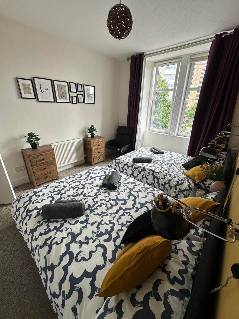 Cozy 3bdr Flat Near Glasgow Apartment *
